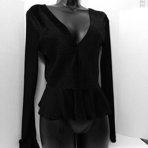 Black BCBG Shirt Size Medium